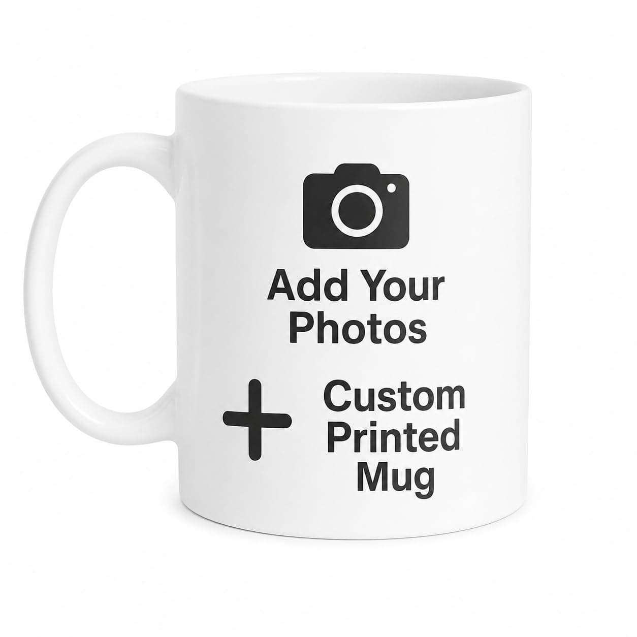 Personalized Coffee Mug | Custom Photo & Text Printed Ceramic Mug | White Mug for Tea & Coffee | Birthday, Anniversary & Valentine Gift